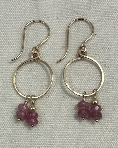 Keeper Gold Gemstone Earrings - Cloverleaf Jewelry