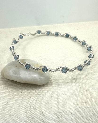 Jewelry Class: Beaded Wave Bangle - Cloverleaf Jewelry
