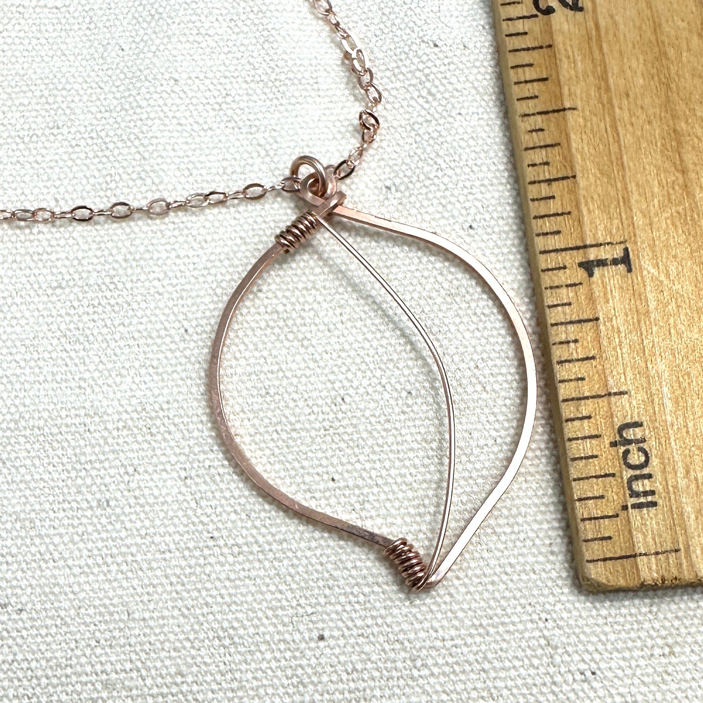 ON CLEARANCE Leaf Rose Gold Necklace