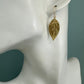 Beech Leaf Gold Earrings - Cloverleaf Jewelry