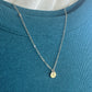 Min-I-nitials Gold Initial Necklace