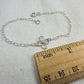 Clovers Small Sterling Silver Bracelet or Anklet