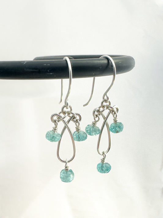 Felicity Silver Gemstone Earrings