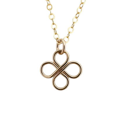 Clover Gold Necklace - Cloverleaf Jewelry