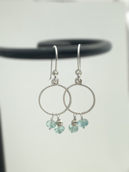 Keeper Silver Gemstone Earrings - Cloverleaf Jewelry