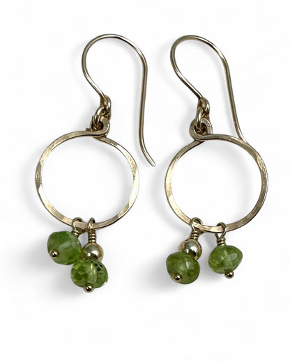 Keeper Gold Gemstone Earrings - Cloverleaf Jewelry
