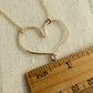 Adore Gold Heart Necklace