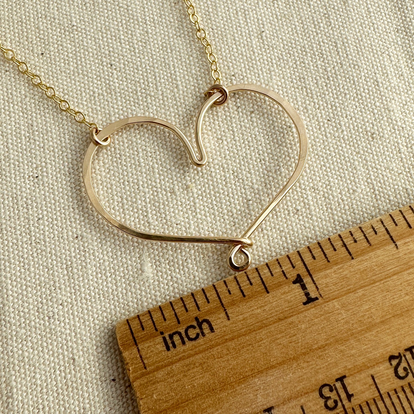 Adore Gold Heart Necklace