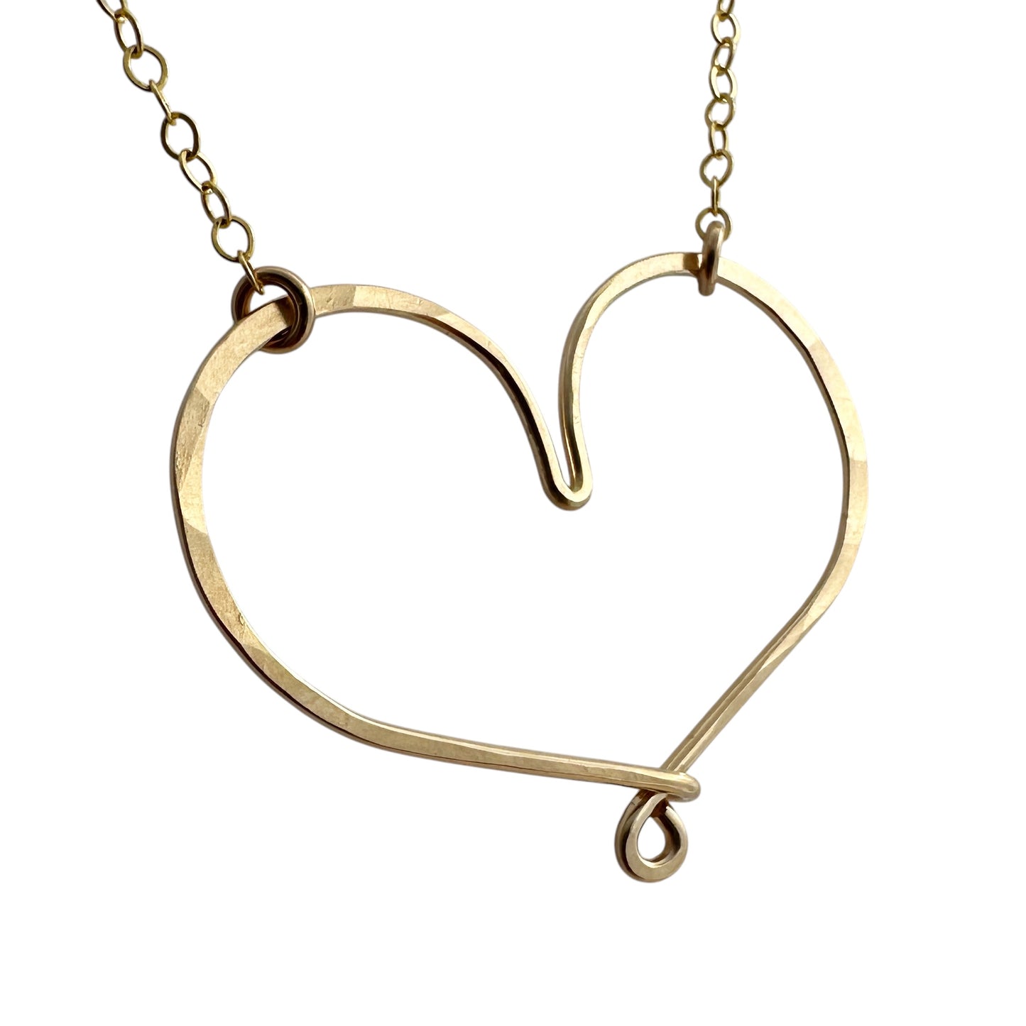 Adore Gold Heart Necklace