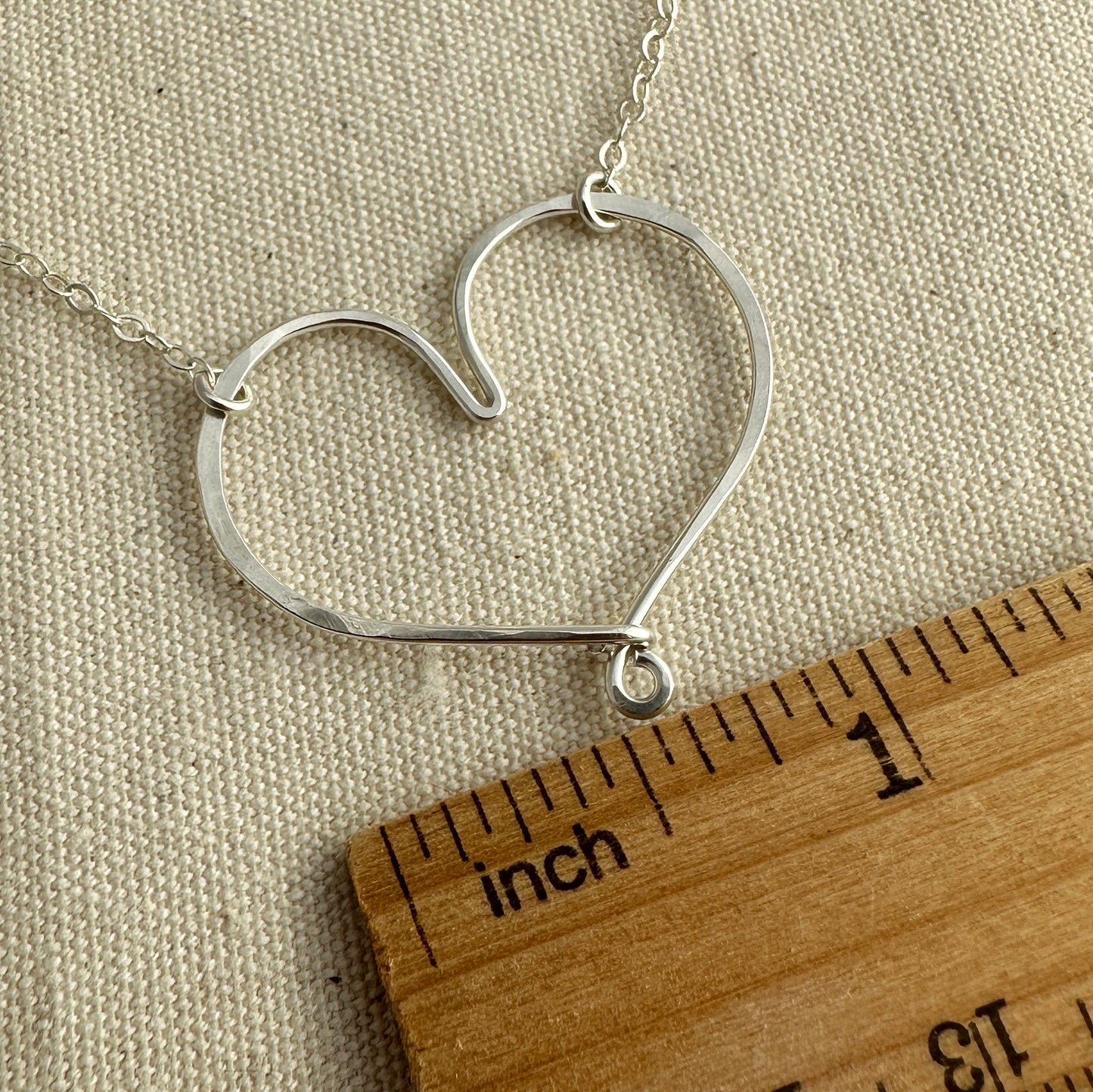 Adore Silver Heart Necklace