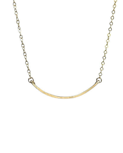 Arc Gold Necklace - Cloverleaf Jewelry
