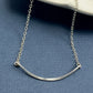 Arc Silver Necklace