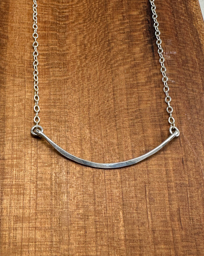 Arc Silver Necklace - Cloverleaf Jewelry