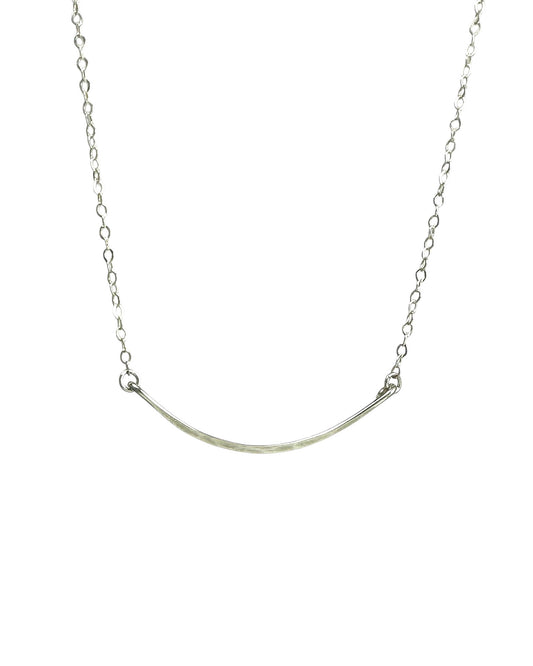 Arc Silver Necklace