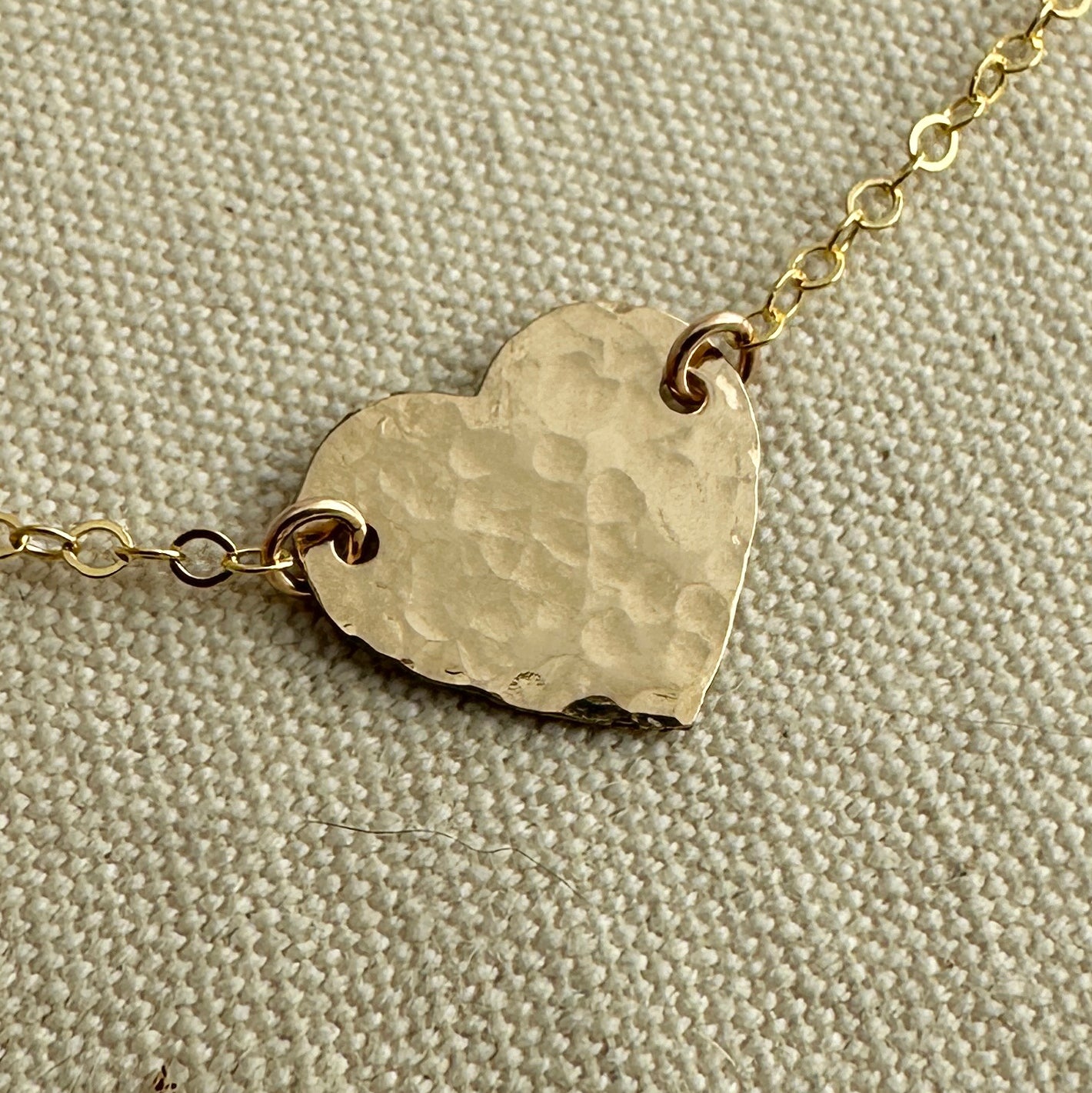 Cadence Gold Heart Necklace