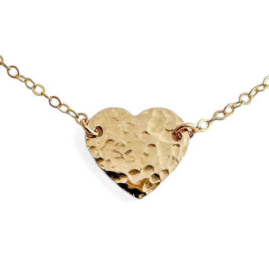 Cadence Gold Heart Necklace