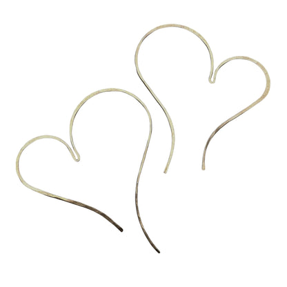 Cherish Gold Open Hoop Earrings - Cloverleaf Jewelry