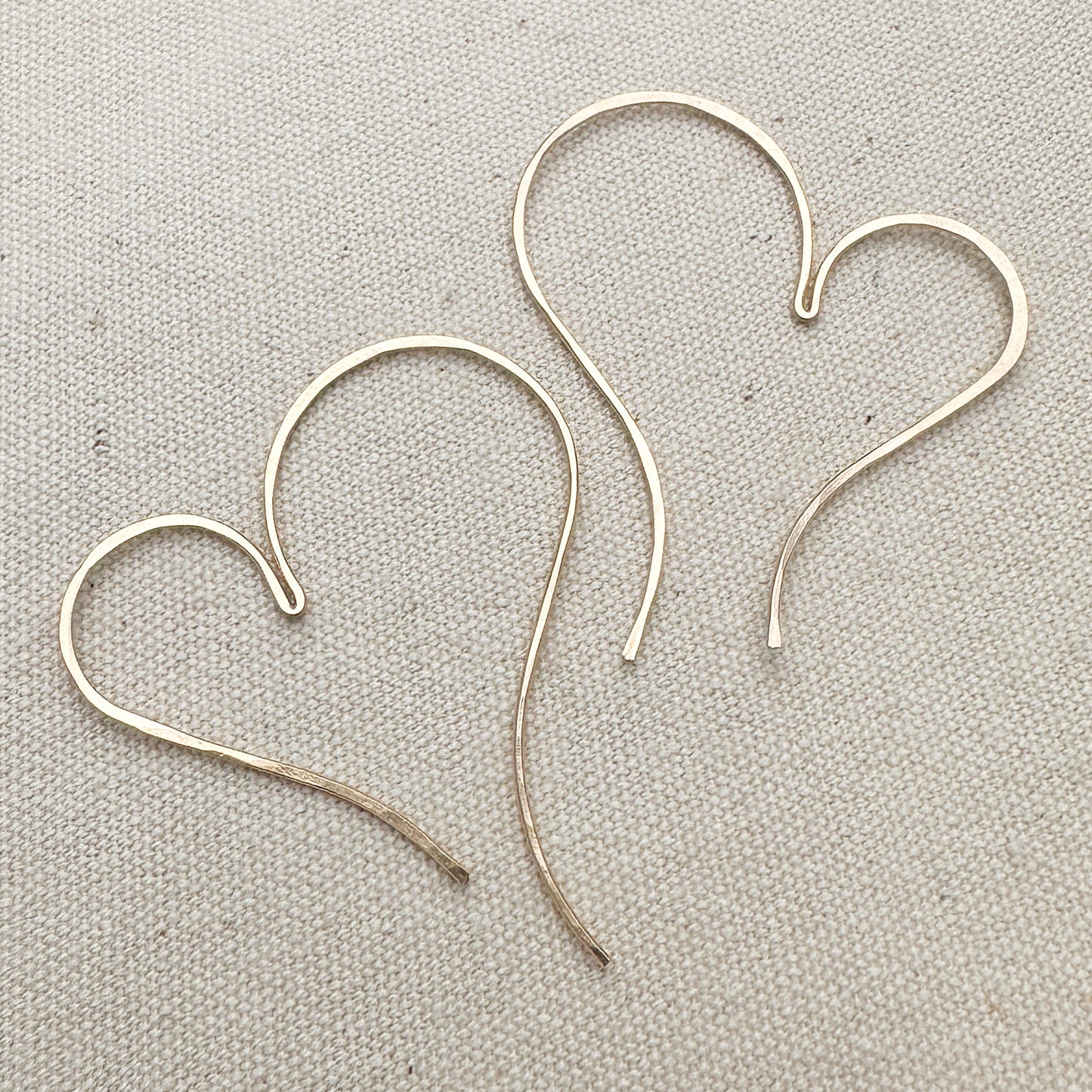 Cherish Gold Open Hoop Earrings