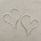 Cherish Silver Open Hoop Earrings