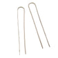 Clip Gold Vertical Threader Earrings