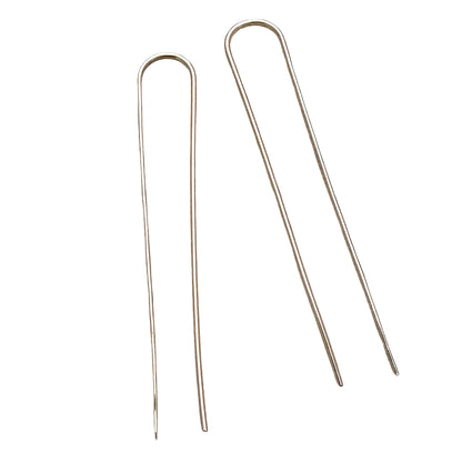 Clip Gold Vertical Threader Earrings - Cloverleaf Jewelry