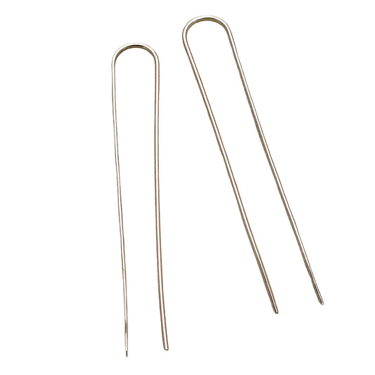 Clip Gold Vertical Threader Earrings