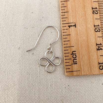 Clovers Silver Earrings - Cloverleaf Jewelry