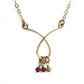 Contessa Gold Birthstone Necklace - Cloverleaf Jewelry