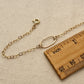 Derby Small Oval Gold Bracelet or Anklet