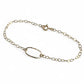 Derby Small Oval Gold Bracelet or Anklet