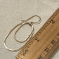 Derby Large Double Oval Earrings in Silver or Gold