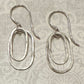 Derby Double Oval Earrings in Gold and Silver