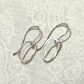 Derby Tiny Oval Earrings in Gold and Silver