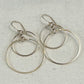 Eclipse Gold Large Earrings with Mixed Metal Option