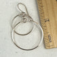 Eclipse Gold Large Earrings with Mixed Metal Option