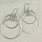 Eclipse Silver Large Earrings with Mixed Metal Option