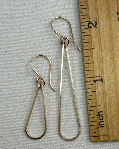 Elan Gold Earrings - Cloverleaf Jewelry