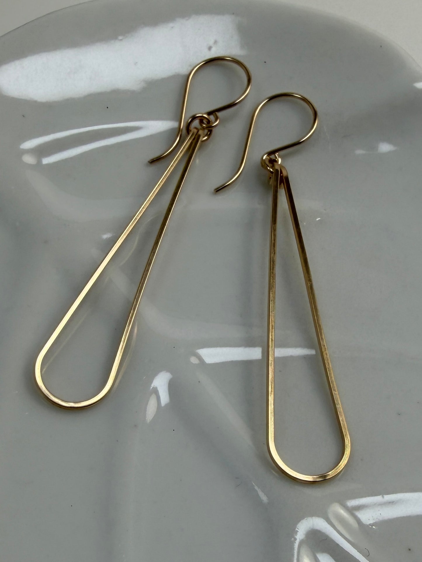 Elan Gold Earrings - Cloverleaf Jewelry