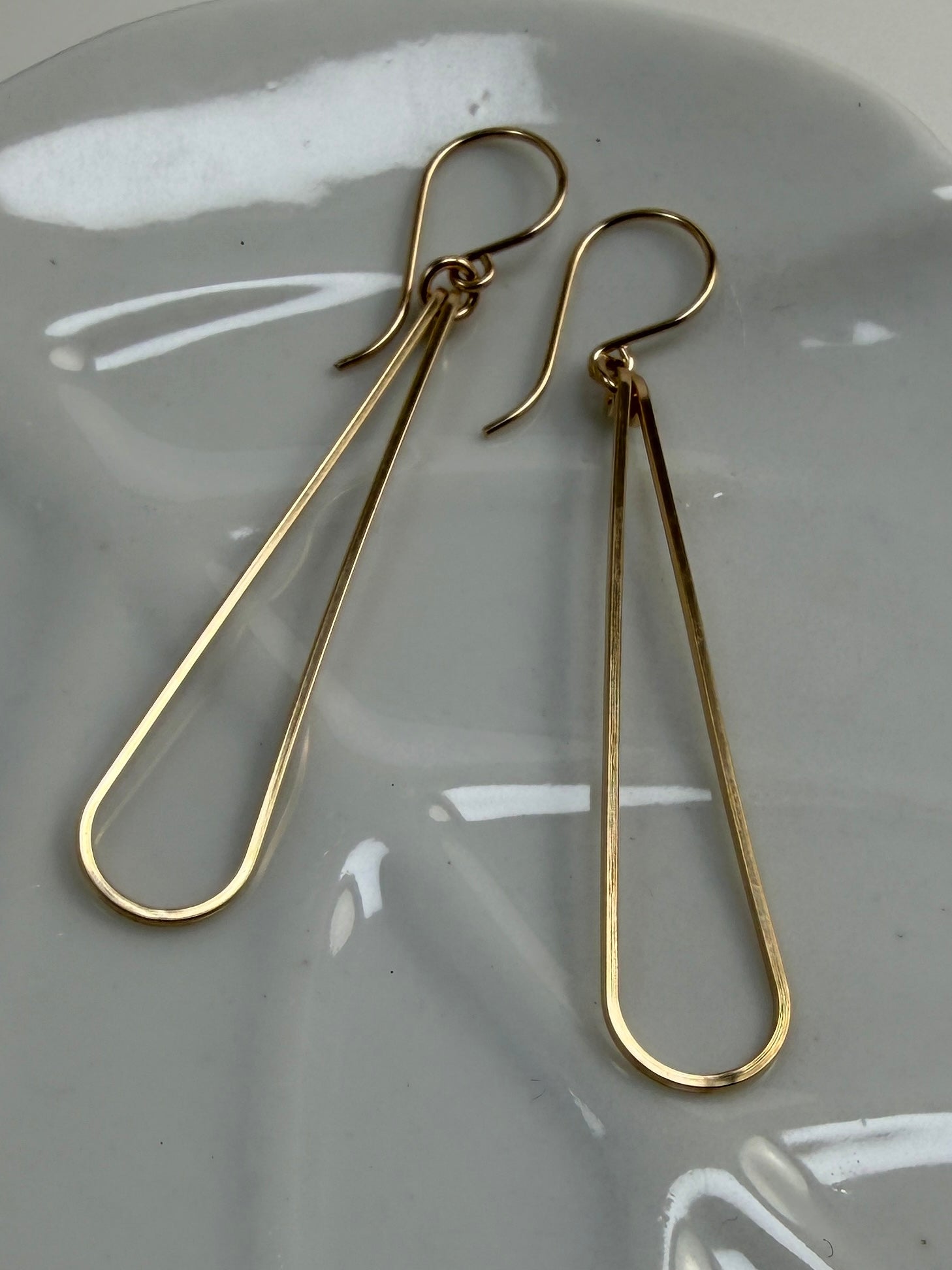 Elan Gold Earrings - Cloverleaf Jewelry