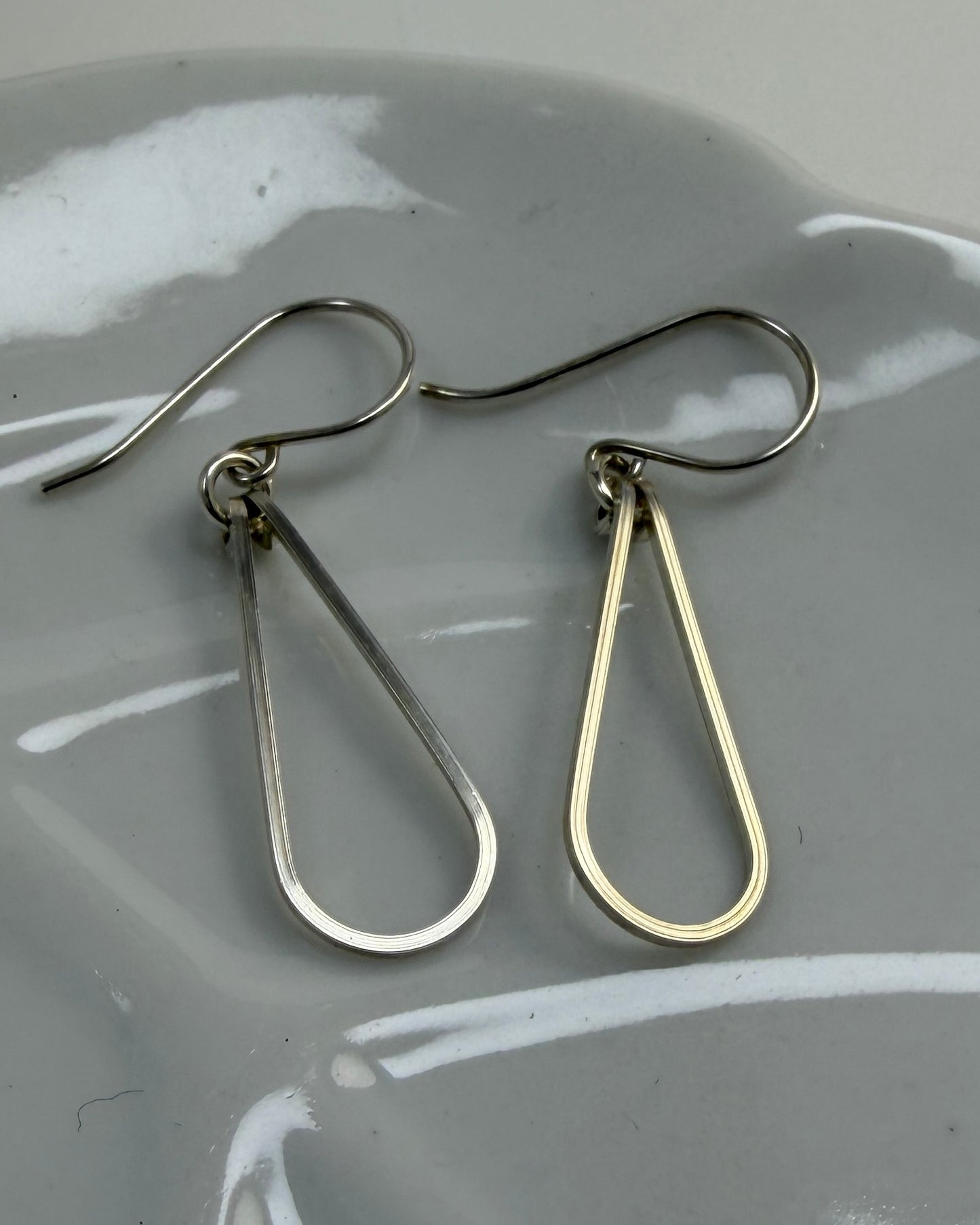 Elan Silver Earrings - Cloverleaf Jewelry