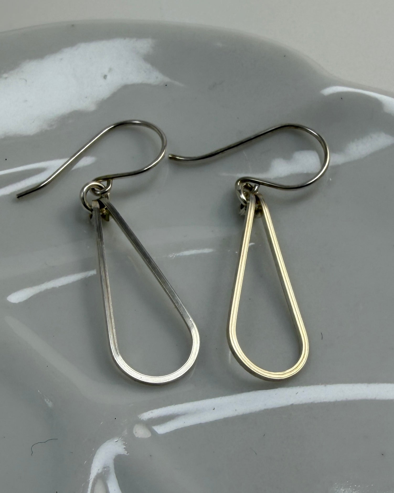 Elan Silver Earrings - Cloverleaf Jewelry