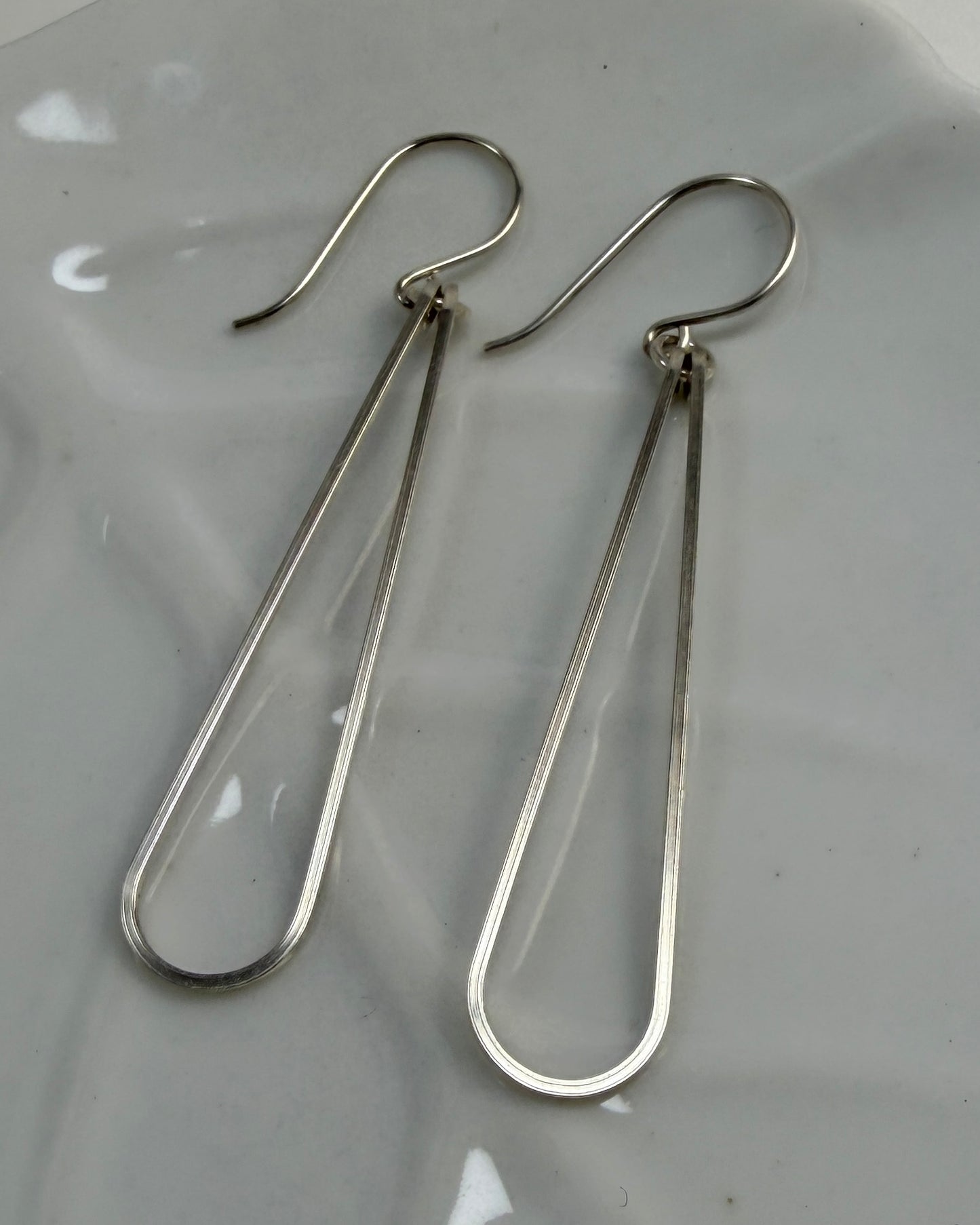 Elan Silver Earrings - Cloverleaf Jewelry