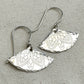 Fanfare Silver Earrings with Mandala - Cloverleaf Jewelry
