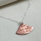 Fanfare Copper and Silver Necklace - Cloverleaf Jewelry