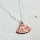 Fanfare Copper and Silver Necklace - Cloverleaf Jewelry
