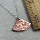 Fanfare Copper and Silver Necklace - Cloverleaf Jewelry
