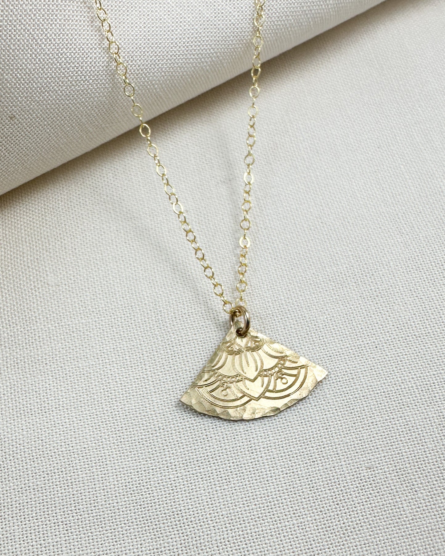 Fanfare Gold Necklace
