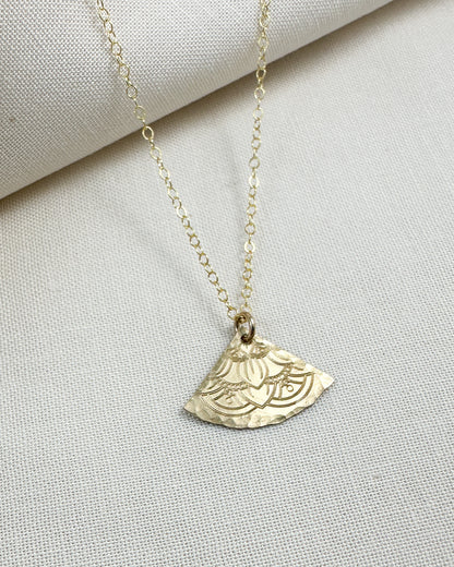 Fanfare Gold Necklace
