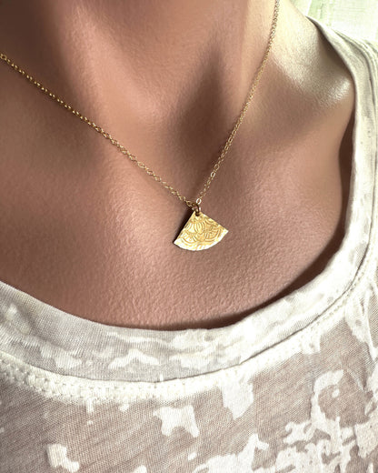Fanfare Gold Necklace