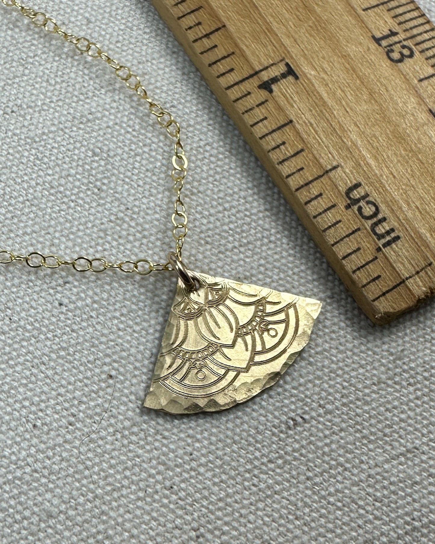 Fanfare Gold Necklace